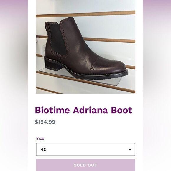 Biotime Adriana Leather Chelsea Boots - Picture 15 of 15